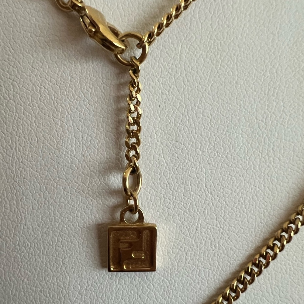 FENDI Necklace Gold Tone - Picture 3 of 5